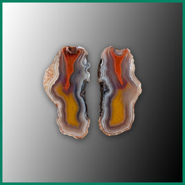 MAW208pr Malawi Agate Specimen Pair