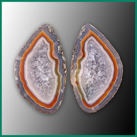 MAW226pr Malawi Agate Specimen Pair