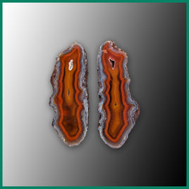 MAW231pr Malawi Agate Specimen Pair