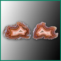 MAW234pr Malawi Agate Specimen Pair