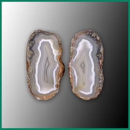 MAW236pr Malawi Agate Specimen Pair
