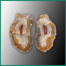 MAW238pr Malawi Agate Specimen Pair