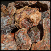 Mushroom Rhyolite, Rough Rock, per lb