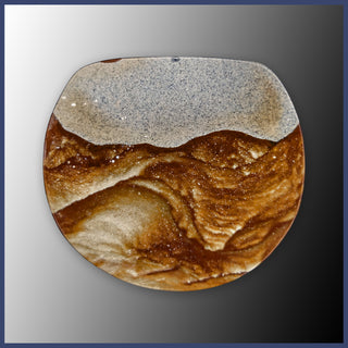 PAL106c Palomino Picture Jasper Cabochon