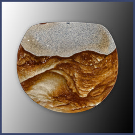 PAL106c Palomino Picture Jasper Cabochon