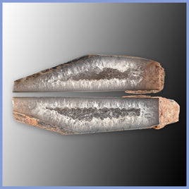 POL612pr Polyhedroid Agate Pair