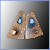 POL613set Polyhedroid Agate 3pc Set