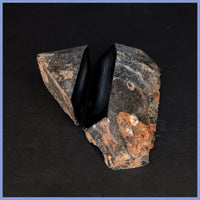 POL631pr Polyhedroid Agate Pair