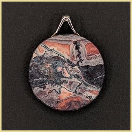 POR103lr Porcelain Jasper Pendant