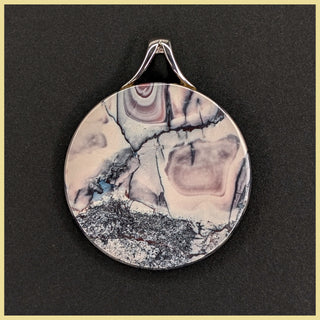 POR105lr Porcelain Jasper Pendant