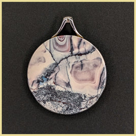 POR105lr Porcelain Jasper Pendant