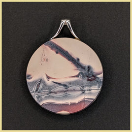 POR106lr Porcelain Jasper Pendant
