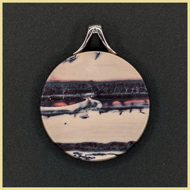 POR107lr Porcelain Jasper Pendant