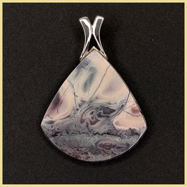 POR123lf Porcelain Jasper Pendant