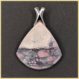 POR124lf Porcelain Jasper Pendant