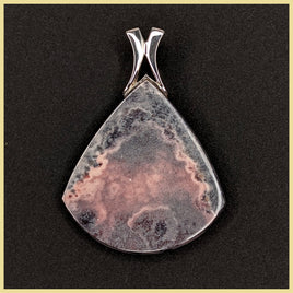 POR125lf Porcelain Jasper Pendant
