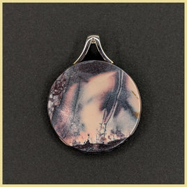 POR125sr Porcelain Jasper Pendant