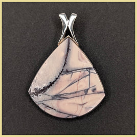 POR128lf Porcelain Jasper Pendant