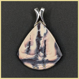 POR131lf Porcelain Jasper Pendant