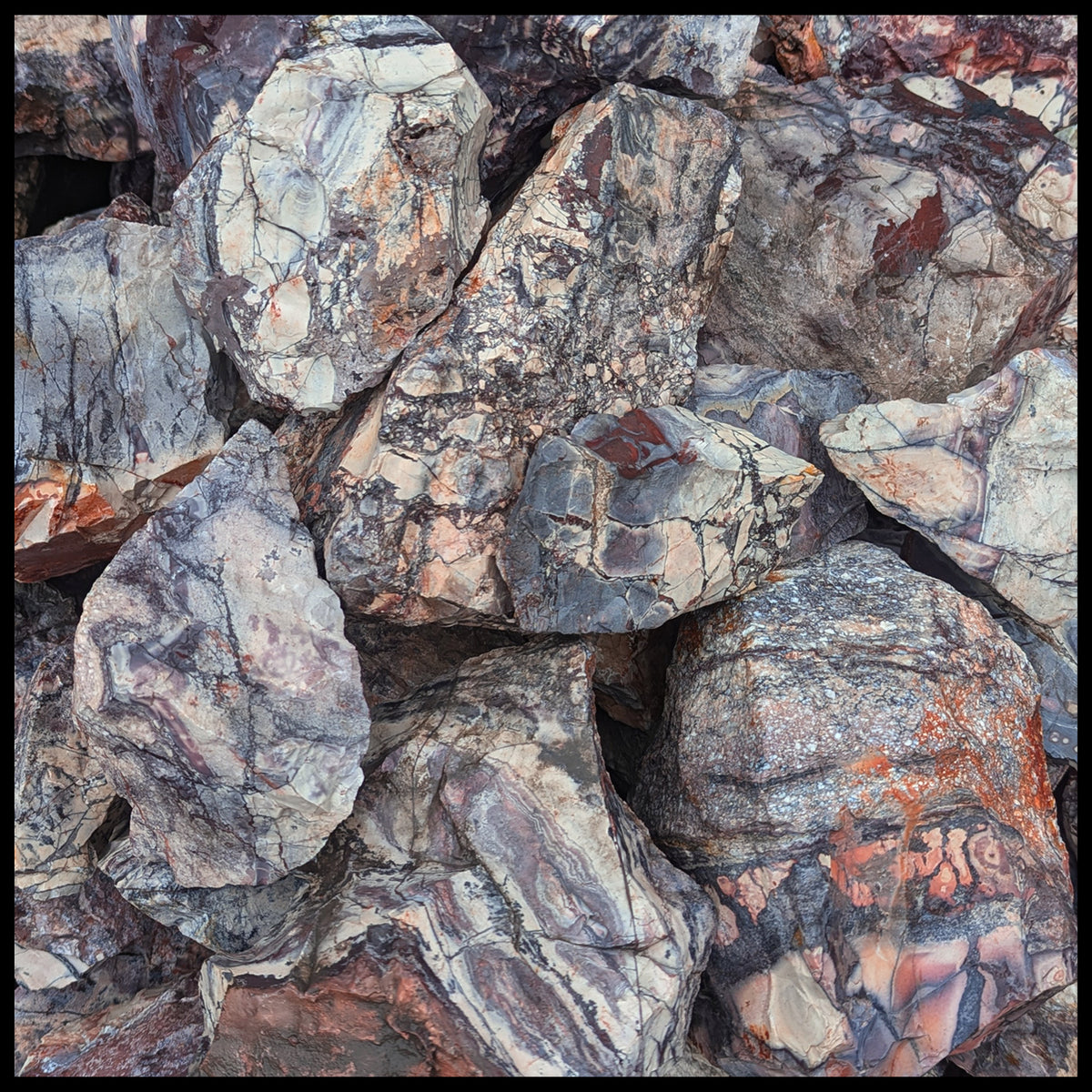 Porcelain Jasper, Rough Rock, per lb| The Gem Shop, Inc.