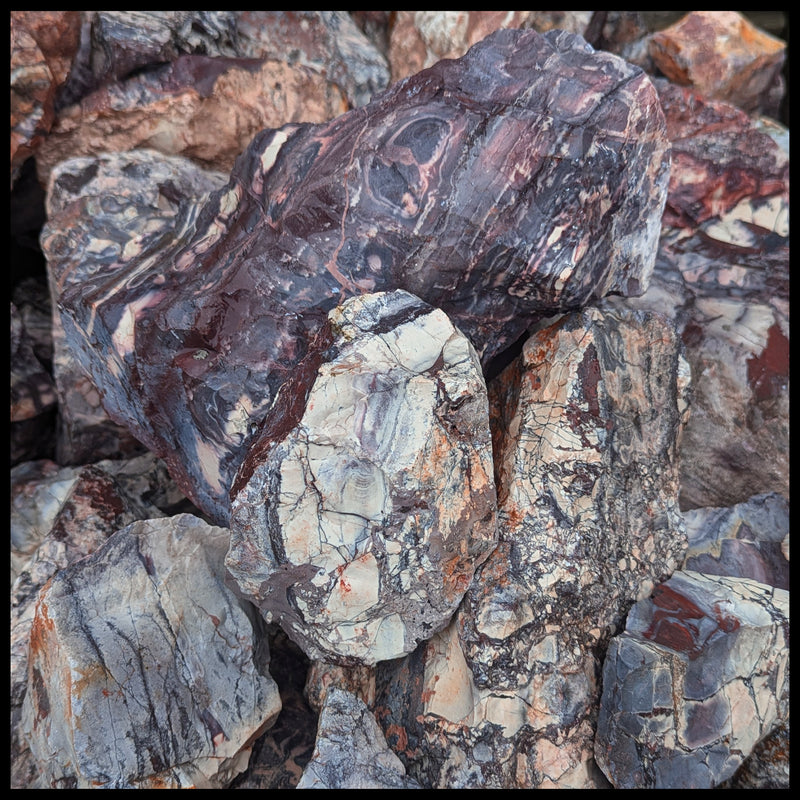 Porcelain Jasper, Rough Rock, per lb| The Gem Shop, Inc.