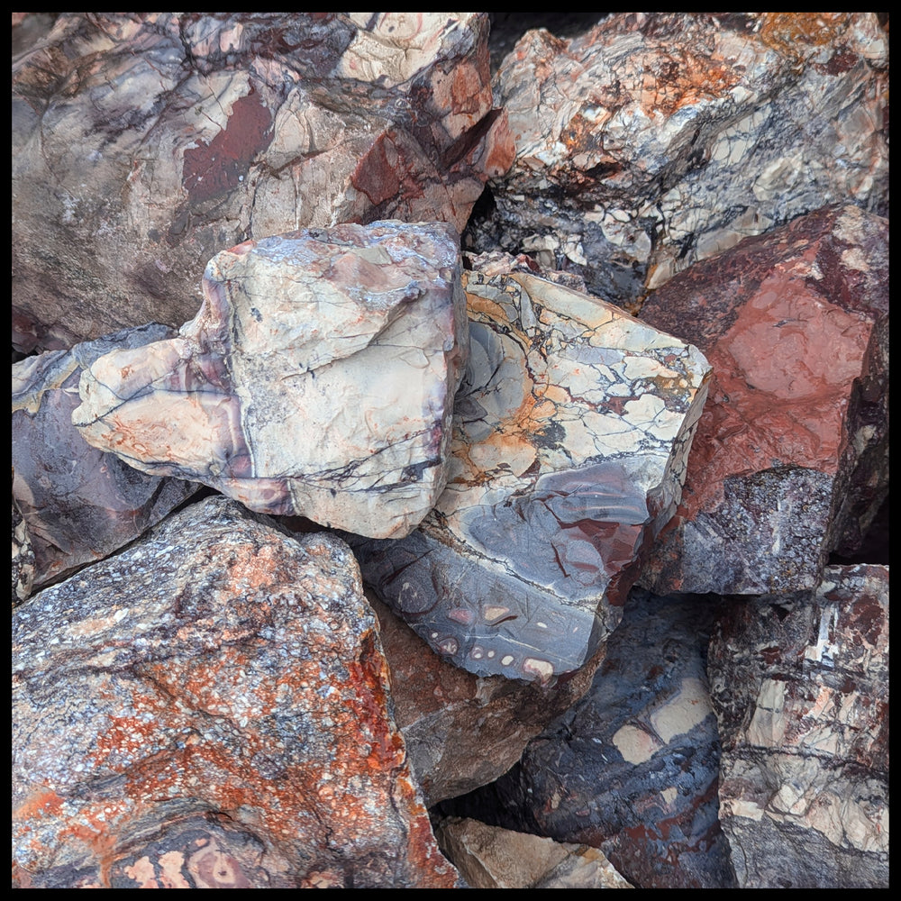 Porcelain Jasper, Rough Rock, per lb| The Gem Shop, Inc.