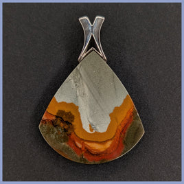 RBP101lf Rocky Butte Jasper Pendant