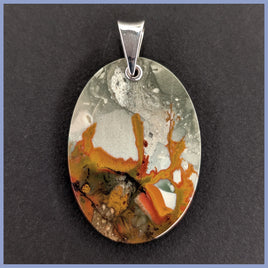 RBP105ov Rocky Butte Jasper Pendant