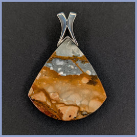 RBP107lf Rocky Butte Jasper Pendant