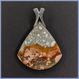 RBP108lf Rocky Butte Jasper Pendant