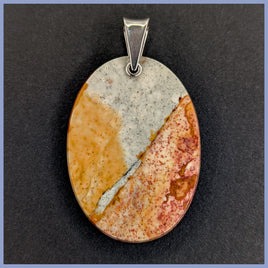 RBP109ov Rocky Butte Jasper Pendant