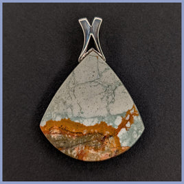 RBP110lf Rocky Butte Jasper Pendant