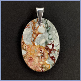 RBP110ov Rocky Butte Jasper Pendant