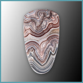 REL581c Red Lace Agate Cabochon