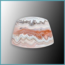 REL594c Red Lace Agate Cabochon