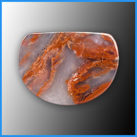 REV109c Red Velvet Agate Cabochon