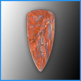 REV110c Red Velvet Agate Cabochon
