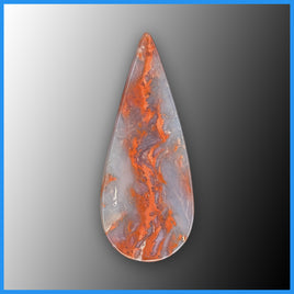 REV111c Red Velvet Agate Cabochon