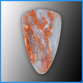 REV113c Red Velvet Agate Cabochon