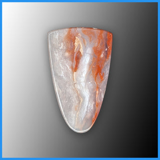 REV114c Red Velvet Agate Cabochon