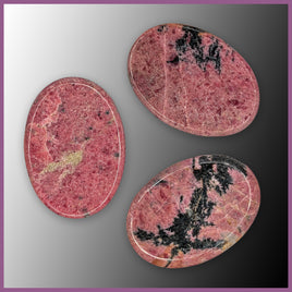 Rhodonite Palm Stone