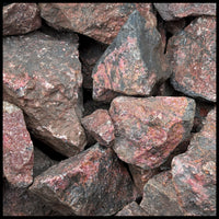 Rhodonite, Rough Rock, per lb