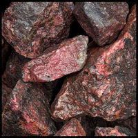 Rhodonite, Rough Rock, per lb