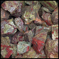 Dragon Blood Jasper, Rough Rock, per lb