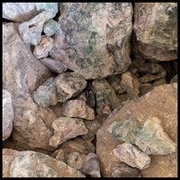 Fluorite, Rough Rock, per lb