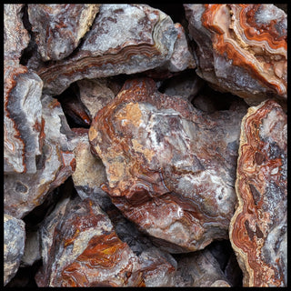 Laguna Lace Agate, Rough Rock, per lb