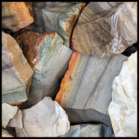 Polychrome Jasper, Rough Rock, per lb