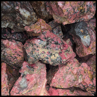 Rhodonite, Rough Rock, per lb