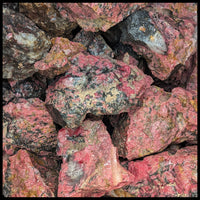 Rhodonite, Rough Rock, per lb