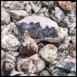 Salvia Purple Chalcedony, Rough Rock, per lb